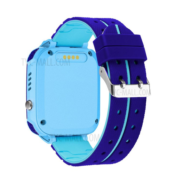 Q12 Kids Smart Watch LBS Anti-lost Multifunction Children Digital Wristwatch Watch Phone - Blue