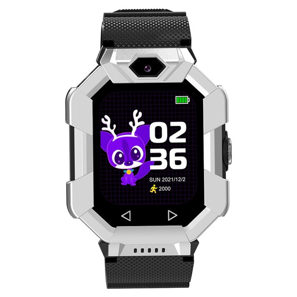 S11 1.7 inch IPS Touch Screen Smart Watch 2G Phone Watch with Puzzle Games Support SOS Calling - Black/Silver White