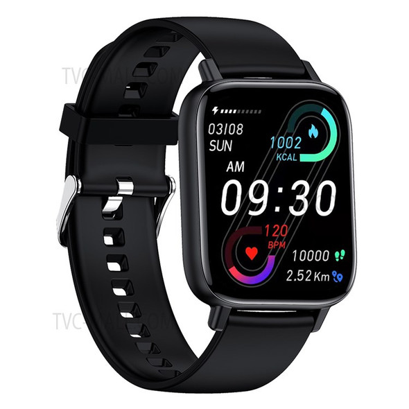 I20M Sport Healthy Bluetooth 5.0 1.69-inch HD IPS Color Screen Smart Watch - Black
