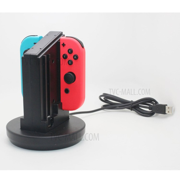 HHC-S003 For Nintend Switch Controller 4 Slot Switch Charger Charging Dock Station Stand Holder Support for Nintendo Switch Joy-con