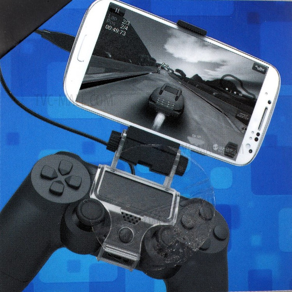 Rotary Smartphone Clamp Holder for Playstation 4 PS4 Controller