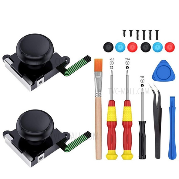 For Nintendo Switch Controller 21 in 1 Joycon Joystick Replacement Controller Thumbstick Repair Tool DIY Kit