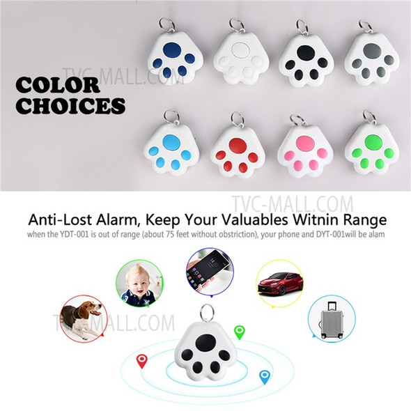 Smart GPS Voice Recording Tracker Anti Lost Locator Alarm Sensor for Car Kids Pets - Black