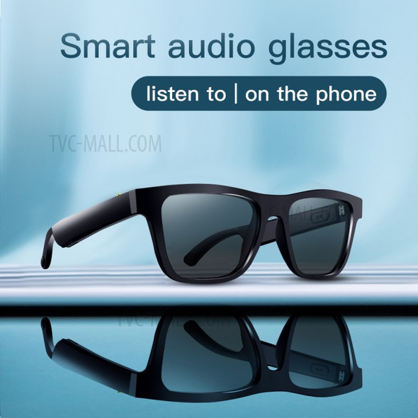 LEMONDA E10 TWS Bluetooth Call Music Anti-glare Smart Audio Glasses IPX5 - Male/Black
