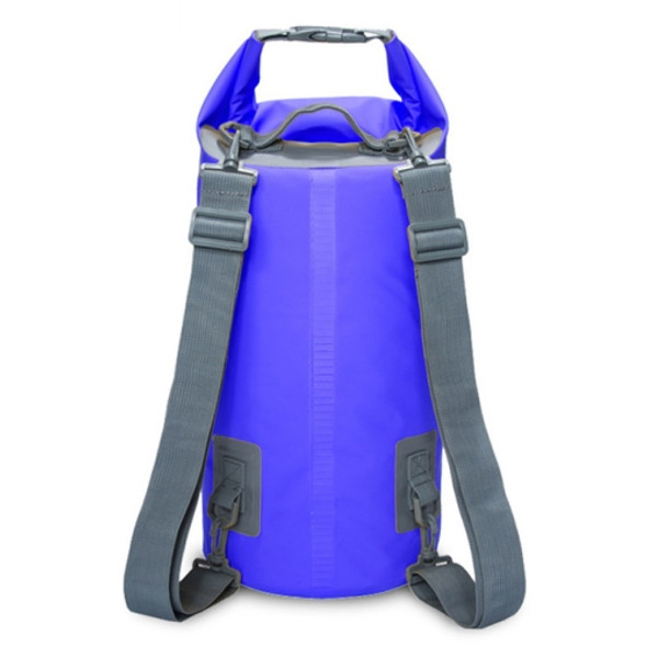 Outdoor Waterproof Dry Dual Shoulder Strap Bag Dry Sack, Capacity: 10L (Dark Blue)