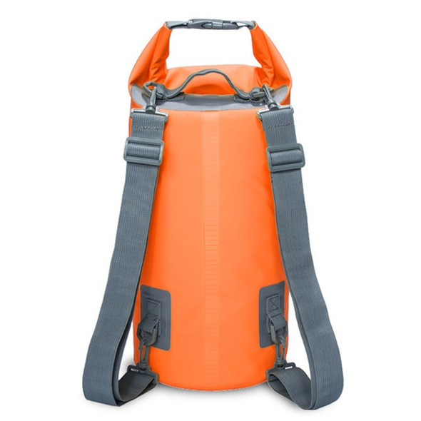 Outdoor Waterproof Dry Dual Shoulder Strap Bag Dry Sack, Capacity: 10L (Orange)