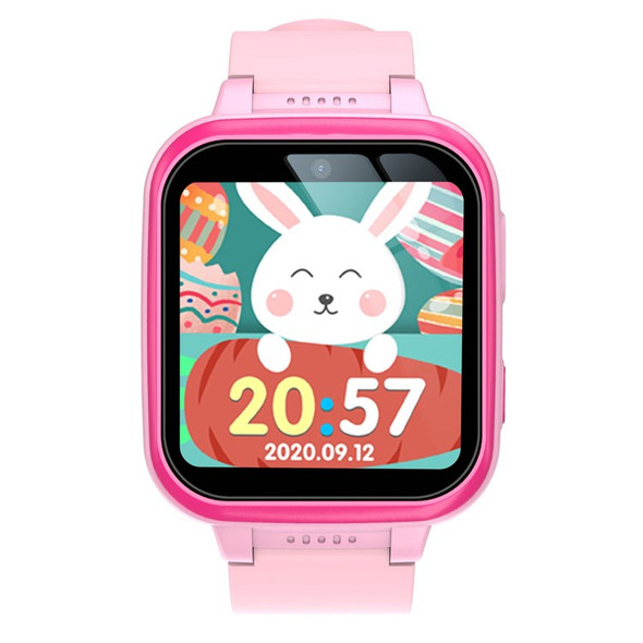 Y90 Smart Watch for Kids 1.54 inch Cute Smart Bracelet with Dual Camera/Games Support IP67 Waterproof Function - Pink
