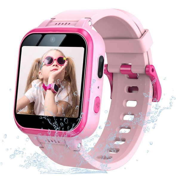 Y90 Smart Watch for Kids 1.54 inch Cute Smart Bracelet with Dual Camera/Games Support IP67 Waterproof Function - Pink