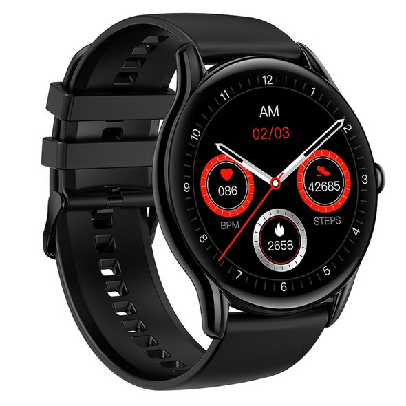 K36 1.32 inch HD IPS Screen Smart Watch Multiple Sport Modes Fitness Bracelet Health Watch with Heart Rate Blood Pressure Blood Oxygen Monitoring - Black