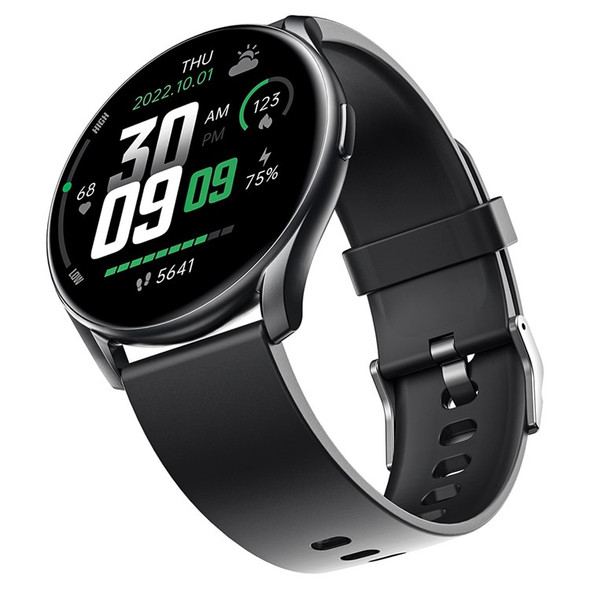 GTR1 Smart Bracelet 1.28" All Touch TFT Screen Sports Watch with Heart Rate/Blood Pressure Monitoring IP68 Waterproof Electronic Wrist Watch - Black