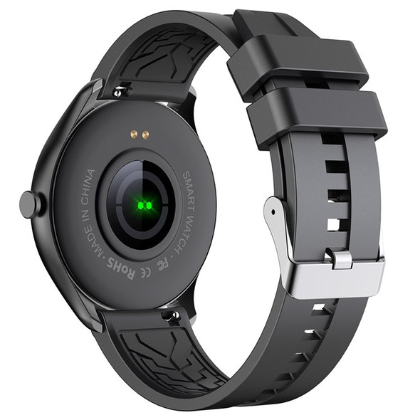 L1 Smart Watch 1.32" IPS Color Screen Waterproof Multi-Sport Bracelet with Blood Pressure, Heart Rate Monitoring - Black