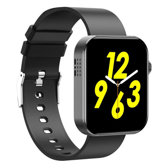 NK20pro 1.72'' Square Screen Smart Watch Bracelet Heart Rate Monitor Bluetooth Call Function IP67 Waterproof Health Situation Tracker - Black