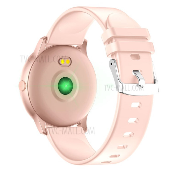 KW19 1.3-inch TFT Round Screen Bluetooth Health Monitoring Smart Bracelet  - Pink