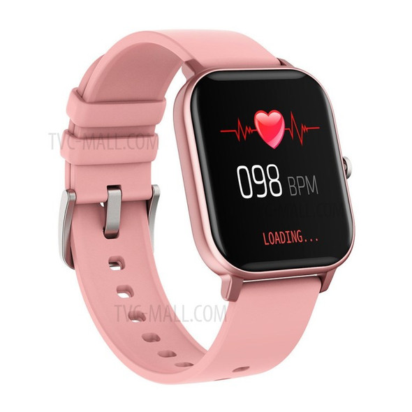 COLMI P8 1.4-inch Smart Watch Touch Fitness Tracker Blood Pressure Smart Clock GTS Smartwatch - Pink
