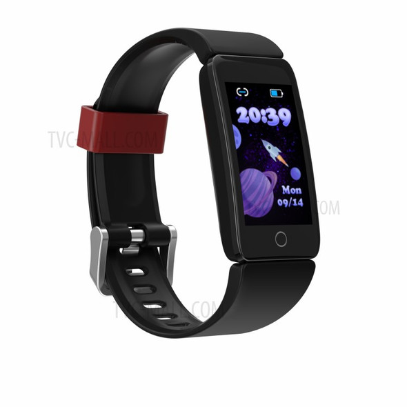 T11 1.08-inch Children's Smart Sports Bracelet Health Care Smart Watch IP68 Waterproof - Black