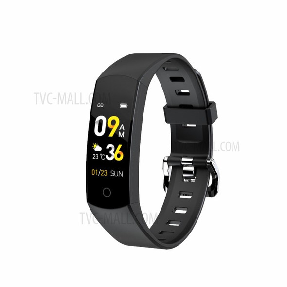 C07T Intelligent Temperature Measuring Sport Wristband - Black