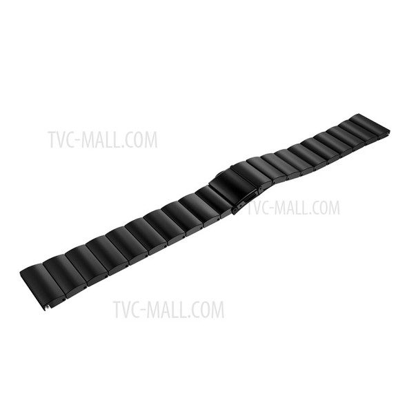 One Bead Classic Buckle Metal Watch Strap for Huawei TalkBand B5 - Black