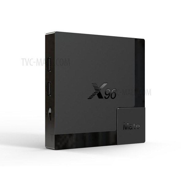 X96 Mate H616 Smart TV Set Top Box Android 10.0 WiFi Bluetooth Media Player 4+32GB - US Plug