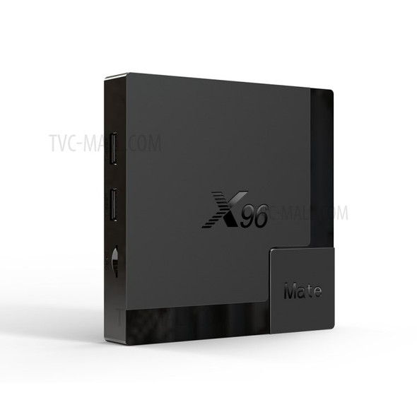 X96 Mate H616 Smart TV Set Top Box Android 10.0 WiFi Bluetooth Media Player 4+64GB - US Plug