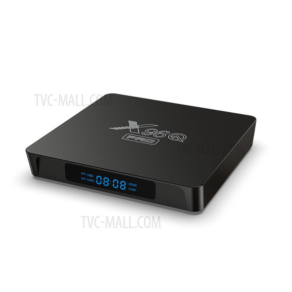 X96Q PRO Allwinner H313 Dual Wifi 2.4G&5G TV Box Android 10.0 4K Quad Core HD 1G + 8G Set Top Box - US Plug