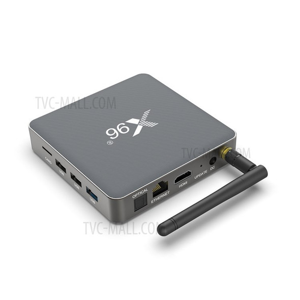 X96 X6 4+32GB TV Box Android 11 Rockchip RK3566 4K 2T2R MIMO Dual WiFi 1000M Media Player - US Plug