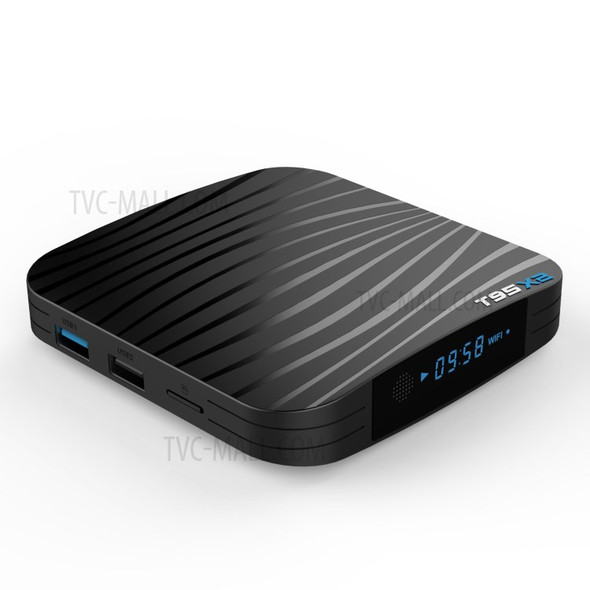T95X2 Quad Core Amlogic S905X2 Android 8.1 TV Box WiFi Media Player 4+32GB - EU Plug