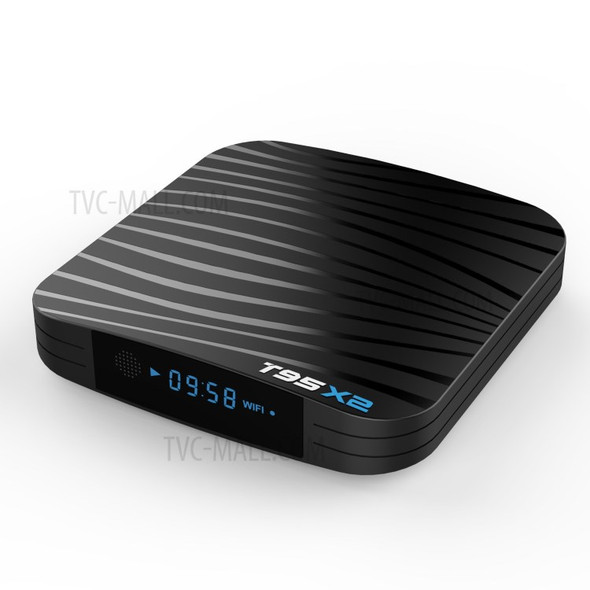 T95X2 Quad Core Amlogic S905X2 Android 8.1 TV Box WiFi Media Player 4+32GB - EU Plug