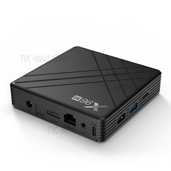 X96M Allwinner H603 Quad Core Android 9.0 KODI 18.2 TV Box WiFi Media Player 2+16GB - EU Plug