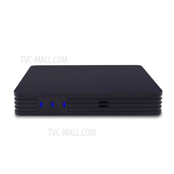 S905L/X96 Pro TV 4K HD Game Media Player 2G+8G Android 9.0 Smart Set Top Box - Black/US Plug