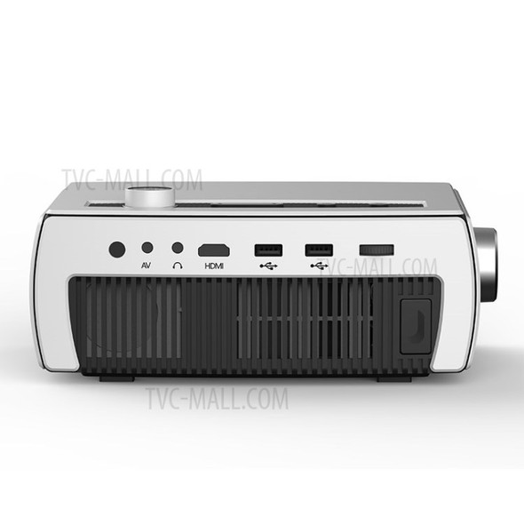 YG430 HD 1080P WiFi Projector Theater Wireless Mirroring Projector for HDMI Smartphone Laptop - White/AU Plug
