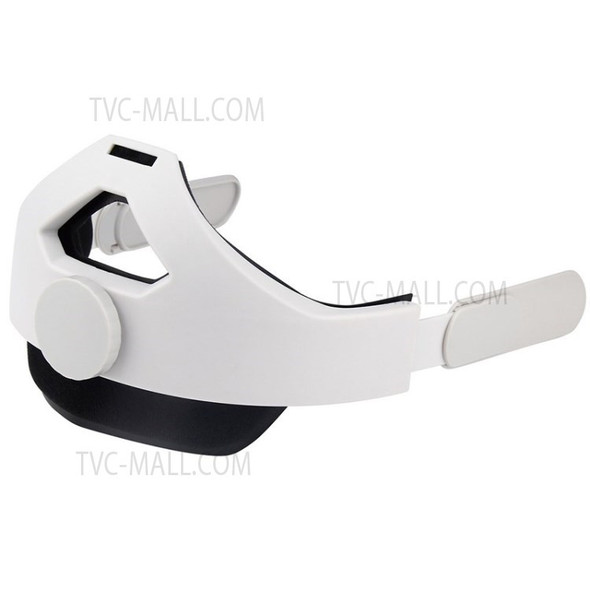 For Oculus Quest 2 Adjustable Reduce Pressure Comfortable Head Strap VR Accessories - White