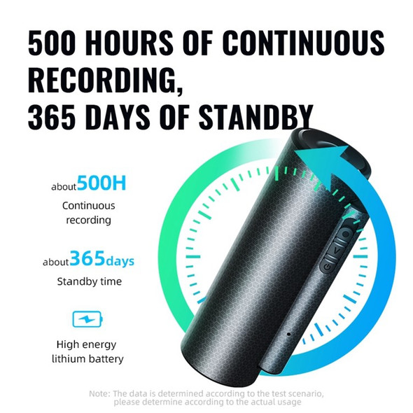 Q76 8GB Strong Magnetic HD Intelligent Noise Reduction Voice Recorder Timestamp for Lectures Meetings Interviews