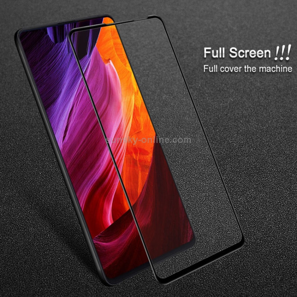 IMAK 9H Full Screen Tempered Glass Film Pro Version for Xiaomi Mi Mix 3 (Black)