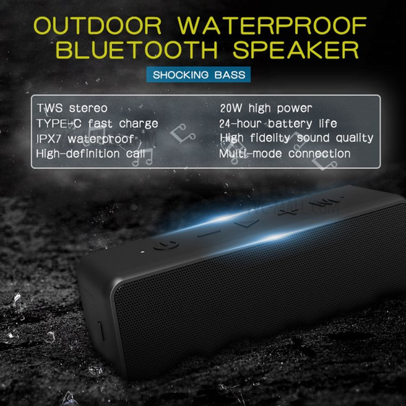 LEMONDA SMART X5 PRO Outdoor Wireless Bluetooth Speaker HiFi Waterproof Soundbar Stereo Subwoofer