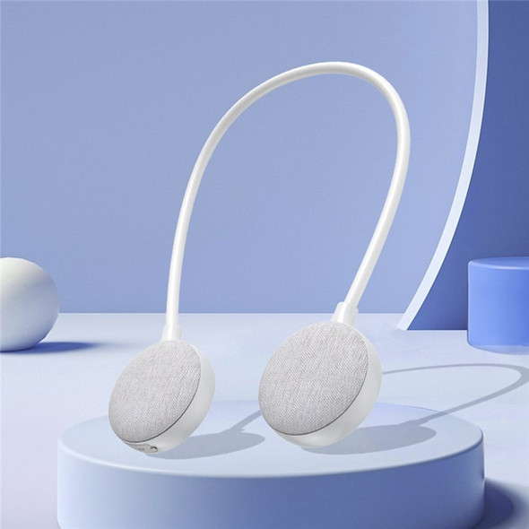 EBS-906 Portable Bluetooth Neck Hanging Speaker Stereo Hands-free Calling Music Soundbox - Grey