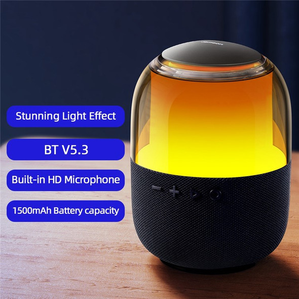 JOYROOM JR-ML05 Subwoofer Bluetooth Speaker Portable Sound Amplifier Speaker with Stunning Light Effect
