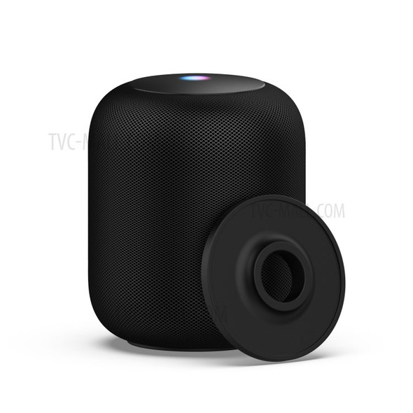 Silicone Stand Base Pad Holder for Apple HomePod Smart Speaker - Black