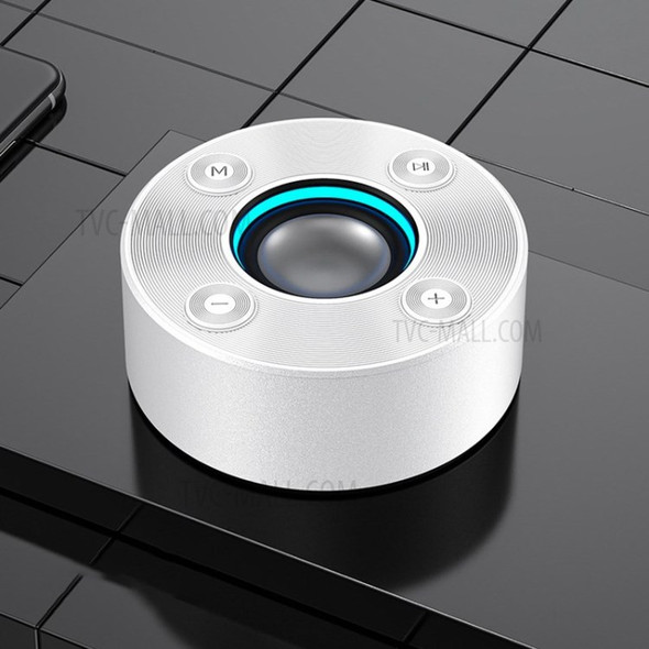 B127 Mini Bluetooth Speaker 1200 mAh Battery Stereo Bass TF Card Music Mp3 Player - White