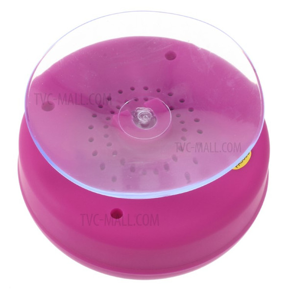 Mini Portable Waterproof Bluetooth Speaker with Suction Cup + Controls & Microphone - Rose