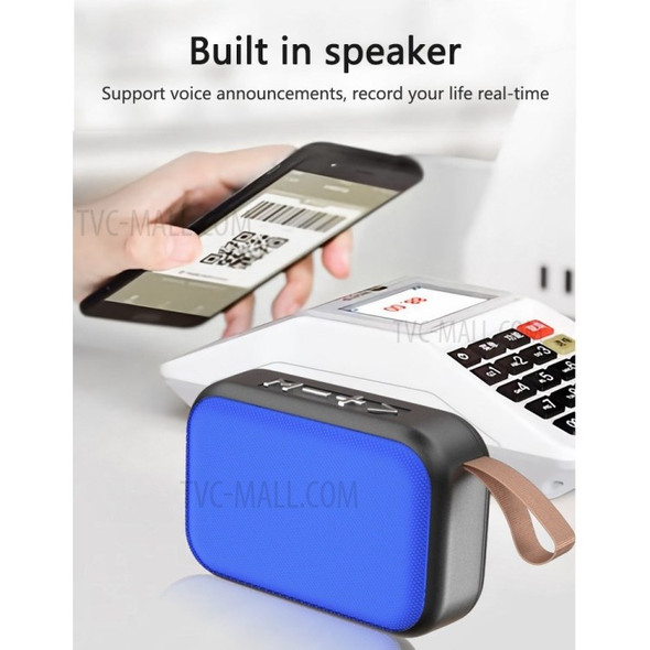 Portable High-quality Wireless BT Hands-Free Call Speaker Outdoor Speakers - Black