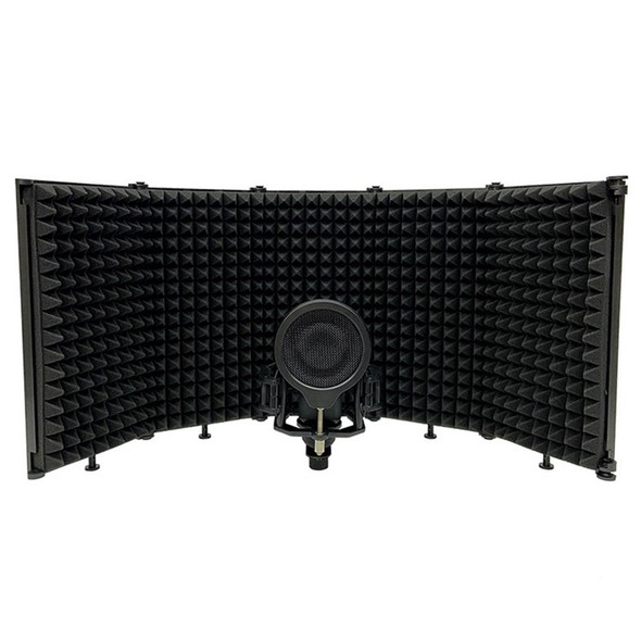 AQA S5 Recording Microphone Wind Screen Board 5 Panels Sound-absorbing Cover Sound Insulation Screen Soundproof Plate
