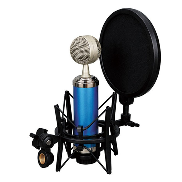 TEYUN Condenser Microphone Shockproof Mount Holder Mic Recording Bracket with Pop Filter - SH-101