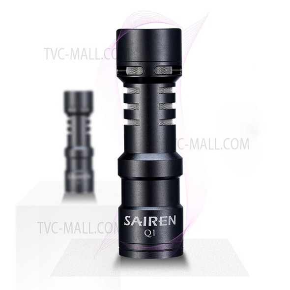 SAIREN VM-Q1 On-Camera Video Microphone Mini Condenser Record Interview Vlog Mic for Phone DSLR