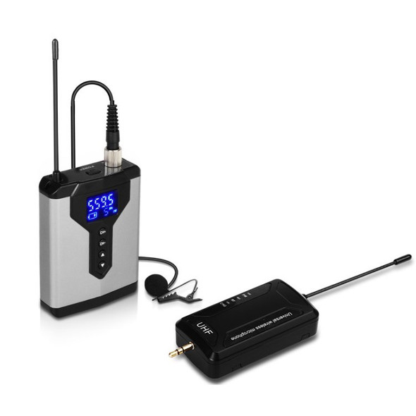 Q77 Wireless Microphone System USB Headset Mic Stand Mic Lavalier Lapel Mic - Without Bracket