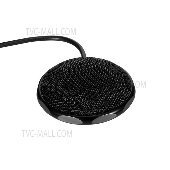 USB Computer Microphone Plug and Play Desktop Omnidirectional Condenser PC Mic for Video Conference Recording Voice Chat