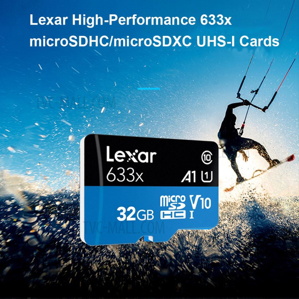 LEXAR TF 633X 32GB 95MB/s Read Speed TF Micro-SD Card Class10 UHS-I A1 Memory Card