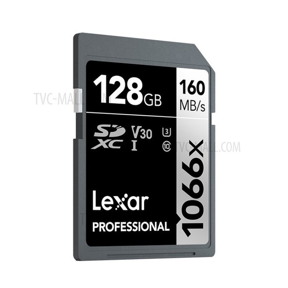 LEXAR 128G 1066X UHS-I U3 V30 Storage Card Class 10 High Speed Memory Card with Maximum Read Performance of 160MB/s