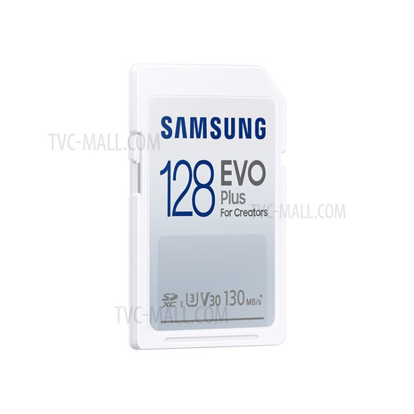 SAMSUNG 128GB EVO Plus SD Card UHS-I U3 V30 SDXC Storage Card with Maximum Read Speed 130MB/s