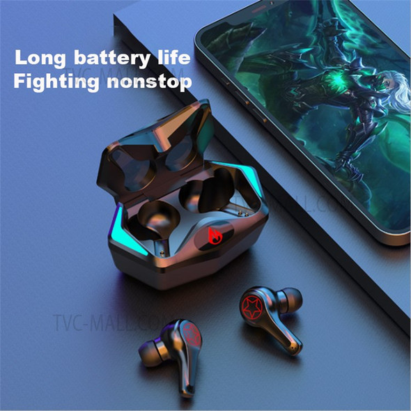 S500 TWS Gaming Earphone Wireless Buletooth 5.2 Headphone Low Latency Noise Reduction Dual Mode Music Gaming Headset for iOS/Android