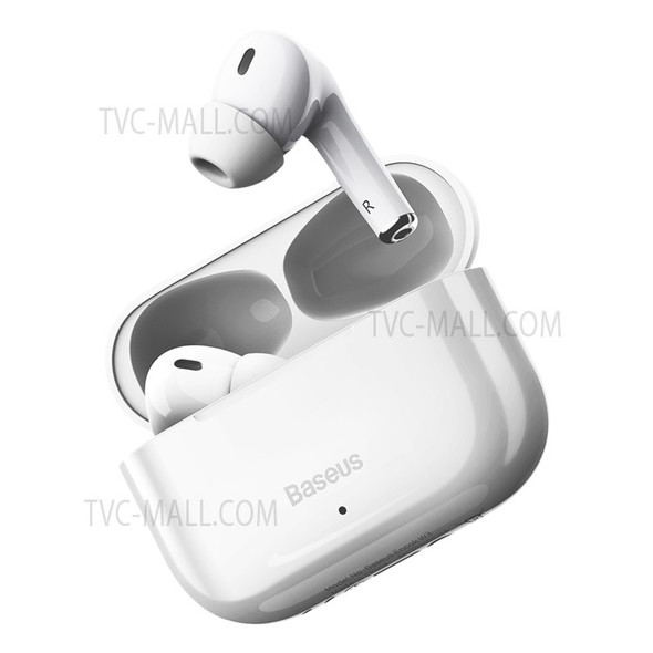 BASEUS Encok True Wireless Earphones W3 Bluetooth TWS Touch Waterproof Music Headsets - White